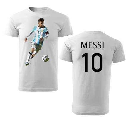 Tričko MESSI 10, biele