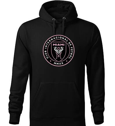 Mikina s kapucňou INTER MIAMI, čierna
