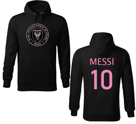 Mikina s kapucňou INTER MIAMI / MESSI 10, čierna