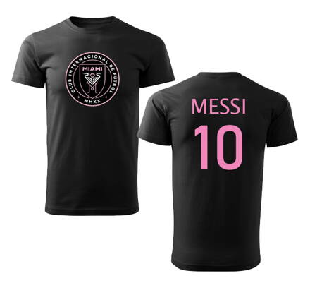 Tričko INTER MIAMI / MESSI 10, čierne