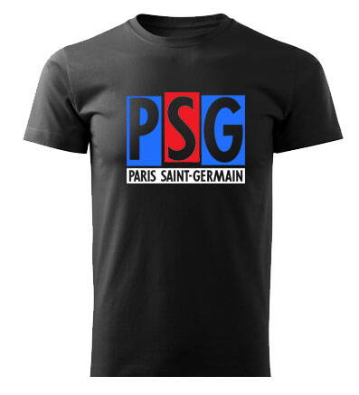 Tričko PSG, čierne 2