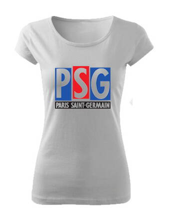 Dámske tričko PSG, biele 2