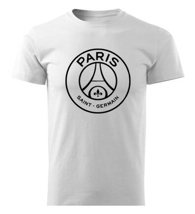 Tričko PSG logo, biele