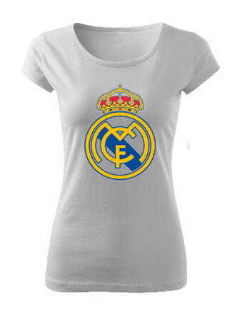 Dámske tričko Real Madrid, biele