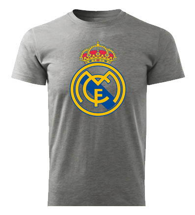 Tričko Real Madrid, sivé