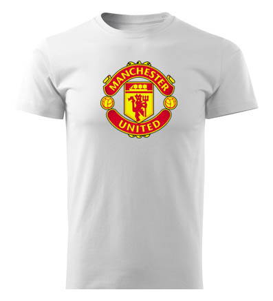 Tričko Manchester United, biele