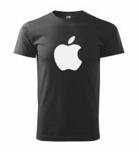 Tričko Apple, čierne