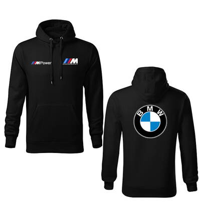 Mikina s kapucňou BMW M-Power, čierna 2