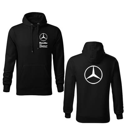 Mikina s kapucňou MERCEDES BENZ, čierna 2