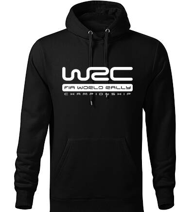 Mikina s kapucňou WRC, čierna
