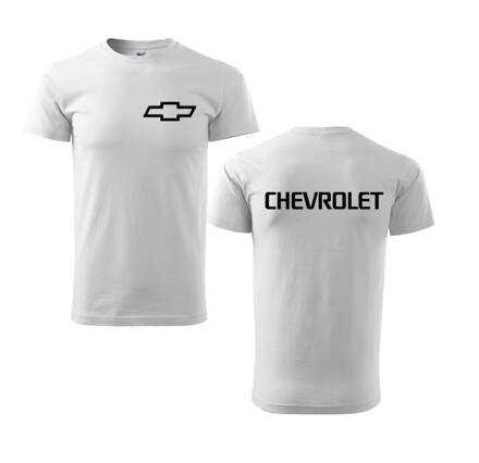 Tričko CHEVROLET, biele 2