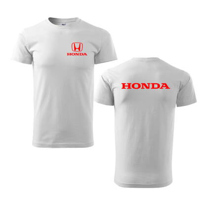 Tričko HONDA, biele 2