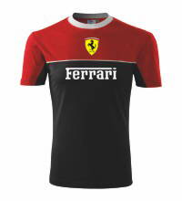 Tričko Ferrari, červenočierne