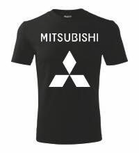 Tričko Mitsubishi, čierne 2