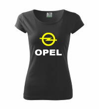 Dámske tričko Opel, čierne