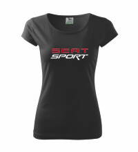 Dámske tričko Seat Sport, čierne