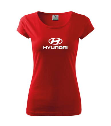 Dámske tričko Hyundai, červené