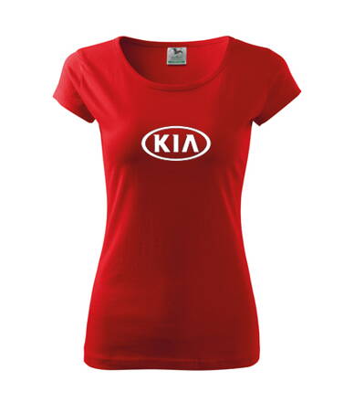 Dámske tričko Kia, červené