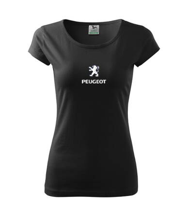 Dámske tričko Peugeot, čierne 3