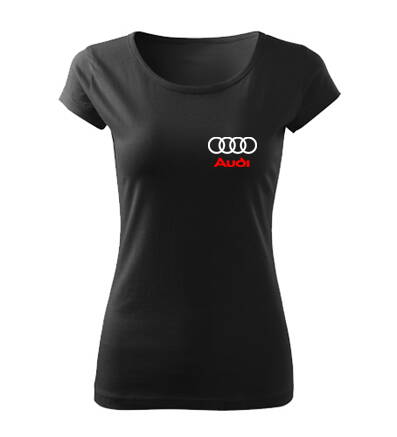 Dámske tričko Audi, čierne 2