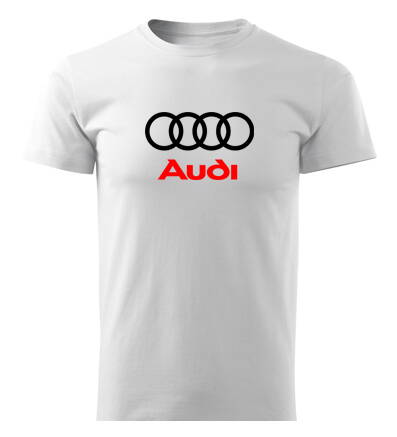 Tričko Audi, biele