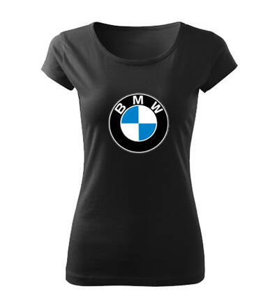 Dámske tričko BMW, čierne 2