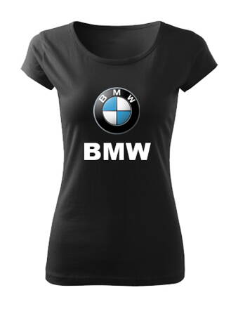 Dámske tričko BMW, čierne