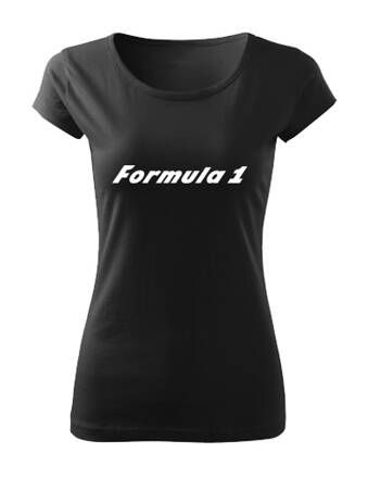 Dámske tričko Formula 1, čierne
