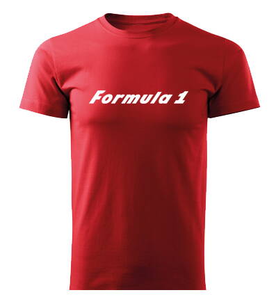 Tričko Formula 1, červené