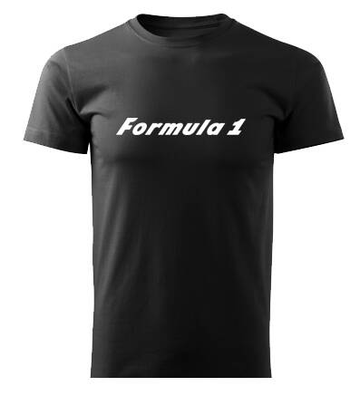 Tričko Formula 1, čierne