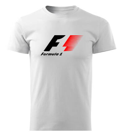Tričko F1, biele