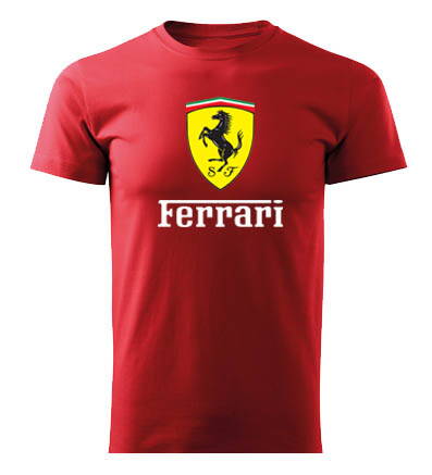 Tričko Ferrari, červené