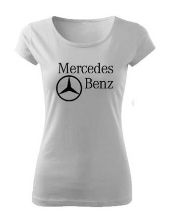 Dámske tričko Mercedes, biele 2