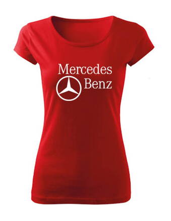 Dámske tričko Mercedes, červené 2