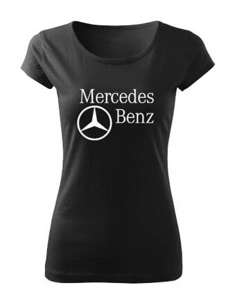 Dámske tričko Mercedes, čierne 2