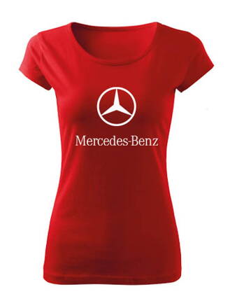 Dámske tričko Mercedes, červené