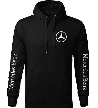Mikina s kapucňou MERCEDES, čierna 2