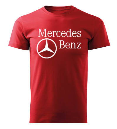 Tričko Mercedes, červené 2