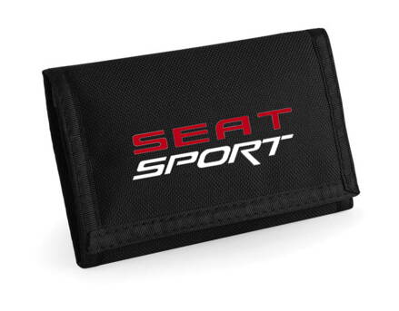 Peňaženka SEAT sport, čierna