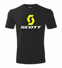 Tričko Scott, čierne