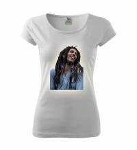Dámske tričko Bob Marley, biele 5