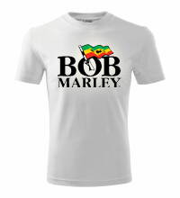 Tričko Bob Marley, biele 1