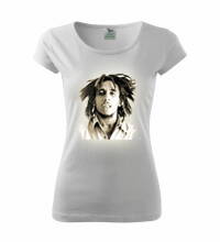 Dámske tričko Bob Marley, biele 2