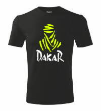 Tričko Dakar, čierne