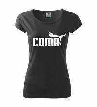 Dámske tričko Coma, čierne
