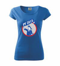 Dámske tričko PF 2015, modré