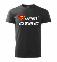 Tričko SUPER OTEC, čierne