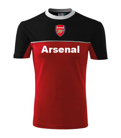 Tričko Arsenal, čiernočervené
