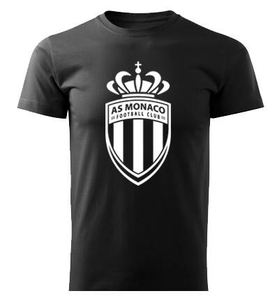 Tričko AS MONACO FC, čierne