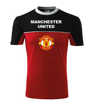 Tričko Manchester United, čiernočervené